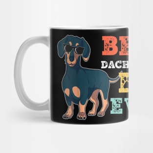 Best Dachshund Dad Ever Vintage Mug